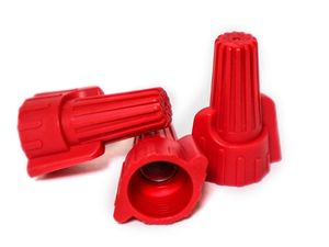 red wire nut for capping caulk tube